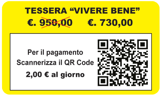 tessera vivere bene